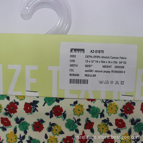 Hot Sell Stretched Canvas Fabric for Dress
